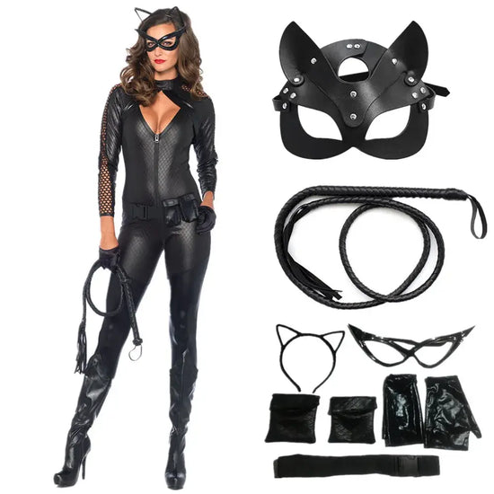 The Midnight Feline Dominatrix Set